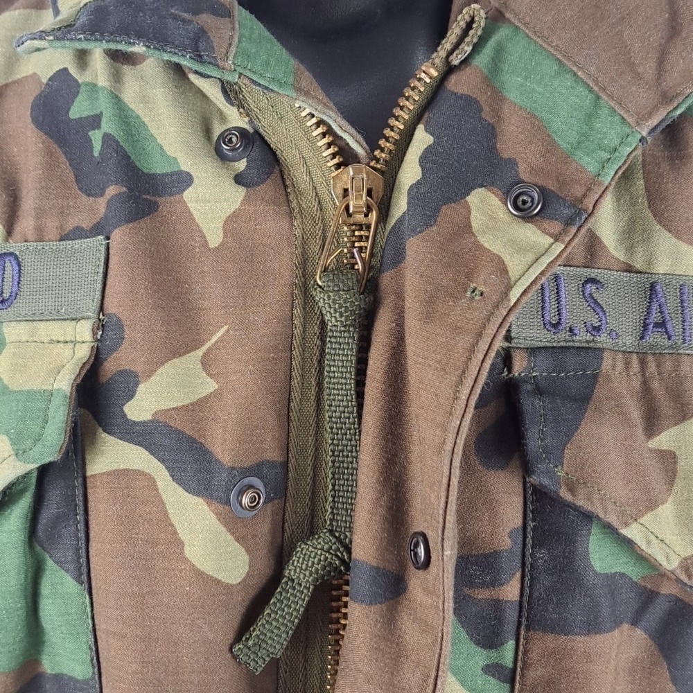 Cold-weather field full zip full snap lined hooded Sm Short camouflage jacket - Picture 8 of 10